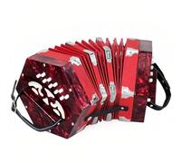 Anglo Concertina, Vintage 20 Button Concertina, Beginners, Music Enthusiasts, Professional Practice, Travel, Folk Music E