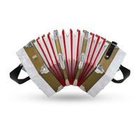 Anglo Concertina, Vintage 20 Button Concertina, Beginners, Music Enthusiasts, Professional Practice, Travel, Folk Music H