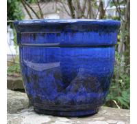 Anglo Eastern Trading Co 33Cm Ardente Planter Midnight Blue Planter Pot