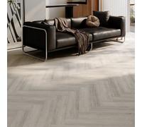Anglo Flooring Cortona French Oak, Wood Effect Glue Down Herringbone, Water Proof Lvt - 3.48M2