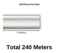 Anglo Flooring Pure White Scotia Laminate Flooring Beading - 2.4M X 100 Total 240M