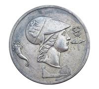 Anglo-Indian College Mathematics Merit Medal, Silver | Honoris Causa, Mercurius Obverse, Laurel Wreath Reverse, Antique Collectible, Academic Award