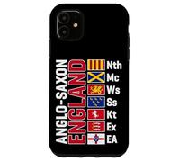 Anglo-Saxon Kingdoms of England Abbreviated White Lettering Case for iPhone 11