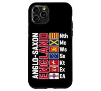 Anglo-Saxon Kingdoms of England Abbreviated White Lettering Case for iPhone 11 Pro