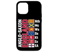 Anglo-Saxon Kingdoms of England Abbreviated White Lettering Case for iPhone 12/12 Pro
