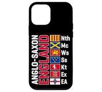 Anglo-Saxon Kingdoms of England Abbreviated White Lettering Case for iPhone 12 mini