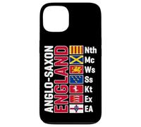 Anglo-Saxon Kingdoms of England Abbreviated White Lettering Case for iPhone 13