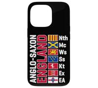 Anglo-Saxon Kingdoms of England Abbreviated White Lettering Case for iPhone 13 Pro