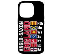 Anglo-Saxon Kingdoms of England Abbreviated White Lettering Case for iPhone 14 Pro