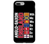Anglo-Saxon Kingdoms of England Abbreviated White Lettering Case for iPhone 7 Plus/8 Plus