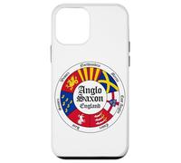 Anglo-Saxon Kingdoms of England Circle Black Lettering Case for iPhone 12 mini