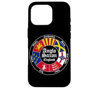 Anglo-Saxon Kingdoms of England Circle Case for iPhone 16 Pro