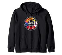 Anglo-Saxon Kingdoms of England Circle Zip Hoodie