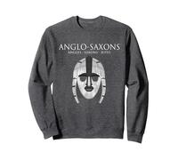 Anglo-Saxons Tribes Sweatshirt, Adult Unisex, Dark Heather Grey, Medium