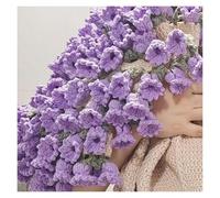 AngloCrate Bouquet Blanket, DIY Handmade Rose Blanket, Soft And Lightweight Rose Flower Bouquet Knitted Throw Blankets Gifts For Mother's Day Birthday Home Decor(Purple Lily of the Valley)