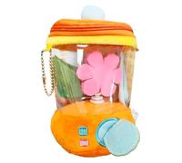AngloCrate Carrot Blender Plush, Spinning Carrot Mixer Plush With Keychain Clip For Desk Decor, Gifts And Stress Relief(Flower)