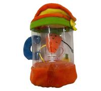 AngloCrate Carrot Blender Plush, Spinning Carrot Mixer Plush With Keychain Clip For Desk Decor, Gifts And Stress Relief(Carrot B)