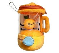 AngloCrate Carrot Blender Plush, Spinning Carrot Mixer Plush With Keychain Clip For Desk Decor, Gifts And Stress Relief(Orange)