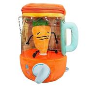 AngloCrate Carrot Blender Plush, Spinning Carrot Mixer Plush With Keychain Clip For Desk Decor, Gifts And Stress Relief(Carrot A)