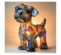 AngloCrate Dachshund Lamp, Dog Lamps,Dogs Series Art Table Night Light,Cute Pet Dogs Themed LED Night Light, Vintage Home Decor, Fun Gift for Dog Lover(C)