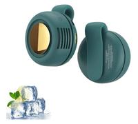 AngloCrate Portable Silent Mini Bladeless Electric Fan,Mini Whirlwind Fan For Waist Clip Fan, 3 Speeds Hands-Free Neck Fan,Suitable For Outdoor & Travel & Office, Travel Accessories, Gift(Green)