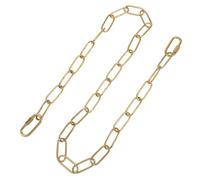 Angoily 0.9m Pendant Light Chain Extension 2pcs 4mm Copper Locks, Heavy Duty Iron Chain for Chandelier Lighting and Industrial Pendant Fixtures