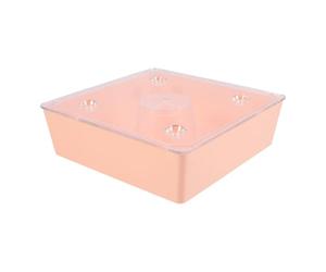 Angoily 1.6l Orange Plastic Bee Water Feeder Small Hole Design, Easy to Clean Beekeeping Tool for Hive Feeding and Water Supply