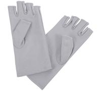 Angoily 1 Pair Fingerless Gloves Cycling Gloves High-end Appearance Cloth Half-finger Design Easy to Take off Women Outdoor Cycling UV Protection