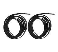 Angoily 1 Pair Reflective Shoelace Flat Black Holographic Reflective Material Elastic Stylish Star Pattern Shoelaces for Running and Exercise at Night