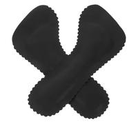 Angoily 1 Pair Self-Adhesive High Heel Pads for Women Anti-Skid Compact Shoe Inserts with Cork and Latex Material Abrasion Guard Suitable for High Heel Shoes Size 37-38 Black