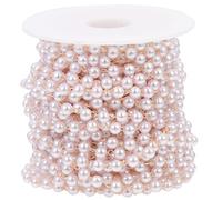 Angoily 1 Roll DIY Pearl Chain Jewelry Making Supplies of Safe Material for Hairpin and Bracelet Crafting Versatile Decoration for