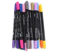 Angoily 1 Set Acrylic Paint Marker Pens Set Dual Tip Design for Fine Thick Lines Vibrant Colors for DIY Crafts Suitable for Artists Beginners for Various Projects and Creative Use