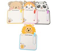 Angoily 1 Set Cartoon Erasable Writing Board for Dry Erase Memo Board with Random Colors for Creativity Development and Learning Activities Lightweight and Easy to Clean Random Color