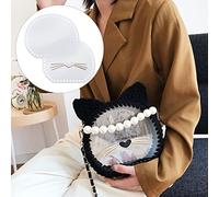 Angoily 1 Set DIY Woven Bag Accessories Cat's Whisker Acrylic Boards for Handbag Crafting Stylish Design for Clutches and Messenger Bags for Fashion Forward DIY Projects Random Color
