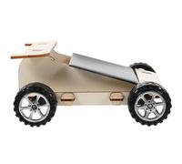 Angoily 1 Set Solar Vehicle Model Kit, Diy Solar Car Building Toy for Kids, Educational Science Project for Home And School