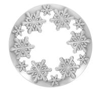Angoily 1 x Candle Topper Candle lid jar Snowflake Pattern Alloy Cover Topper Metal Accessories Cover (Splitter)