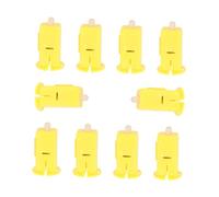 Angoily 10 Pcs Electronic LED Paper Wicks with Golden LED Light, Easy to Install and Portable Miniature Lights for Wedding Party and Holiday Decorations