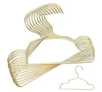 Angoily 10 Pcs Mini Metal Dog Apparel Hangers Small Closet Organizer for Pet Clothes Steel Space-saving Rack Prevents Deformation