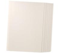 Angoily 10 Pcs White Poster Boards Plastic Blank Display for Crafts Printmaking DIY Projects Lightweight Smooth Surface Easy to Cut Fold and Drill