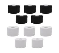 Angoily 10 Rolls Disposable Hairdressing Neck Papers Good Elasticity and Tear Resistance, Assorted Colour Collar Wraps for Hair Salons Random Color