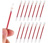 Angoily 100 Pcs Iodine for Wounds, Individually Packaged Iodophor Cotton Swabs with Double-Headed, Iodine Dressings Disinfection Swabs for Outdoor Travel Sports Emergency Wounds Care