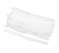 Angoily 100 Pcs Luggage Tag Worm Loops Straps Luggage Strap Set PVC Material Comfortable Feel Wide Use for Bus Passes and Railways Travel Accessories