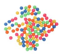 Angoily 100 Pieces 12 mm Small Balls Reusable Plastic Counting Balls Coloured Montessori