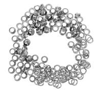 Angoily 100 Sets Eyelets for Shoes with Inner Diameter Wear Resistant Rivet Grommets for Clothing Easy Installation for Improved Shoelace Stability and Shoe Repair Accessories