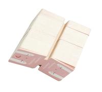 Angoily 100 Sheets Hair Ring Display Cards Necklace Packaging Price Tags Durable Sturdy Jewelry Hang Tags for Hair Rope Organizing Multifunctional Kraft Packaging Cards for Jewelry