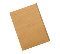 Angoily 100 Sheets Retro Kraft Letter Writing Paper Deep Khaki Lined Single-Sided Vintage Stationery for Poems Messages Notes and Letters