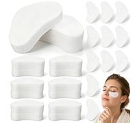 Angoily 1000 Pcs White Non-woven Fabric Eye Patches for DIY Skincare with Moisture Retention and Multipurpose Use, Simple and Delicate Facial Eye Mask Sheets for Beauty Salon and Personal