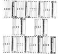 Angoily 100pcs Acrylic Tube Pen Cases Cylinder Office School Supplies for Pen Storage Display Case for Desk Organization