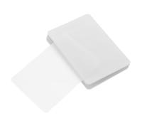 Angoily 100pcs Clear Thermal Laminating Sheets Self Adhesive Photo Protection Pouches for Id Cards Business Cards Notecards Letters Ample Supply for Extended Use
