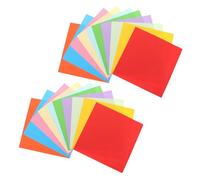 Angoily 100pcs Colored Origami Paper Craft Squares Easy Fold Design for Beginners DIY Scrapbook Making and Holiday Decorations